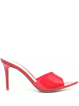 Gianvito Rossi мюли Elle 85 мм с острым носком, красный