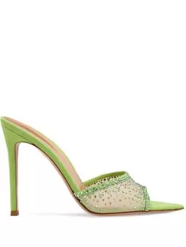 Gianvito Rossi мюли Rania 105, зеленый