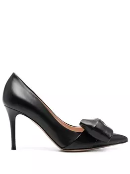 Gianvito Rossi туфли с бантом, черный