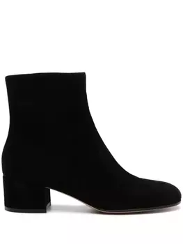 Gianvito Rossi замшевые ботинки, черный