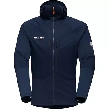 Гибридная куртка с капюшоном eiger nordwand ml Mammut, черный