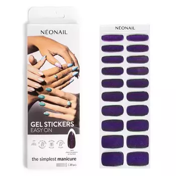 Гибридные наклейки для ногтей m02, 1 упаковка. Neonail Easy on gel, цвет m02