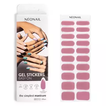 Гибридные наклейки для ногтей m08, 1 упаковка. Neonail Easy on gel, цвет m08