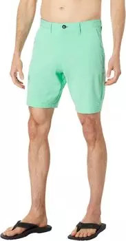 Гибридные шорты Crossfire Slub Mid 19 дюймов Billabong, цвет Aqua