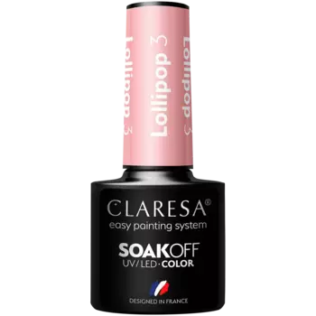 Гибридный лак для ногтей 3 Claresa Lollipop, 5 гр