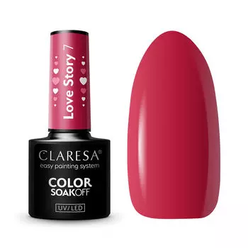Гибридный лак для ногтей 7 Claresa Love Story, 5 гр