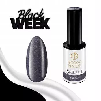 Гибридный лак для ногтей Black Week Sunday №. 515 Boska Nails 6 мл