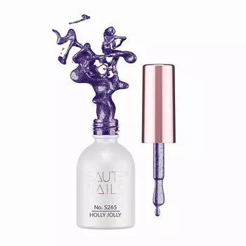 Гибридный лак для ногтей s265 holly jolly, 8 мл Saute Nails, цвет s265 holly jolly