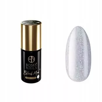 Гибридный лак для ногтей с блестками, 371 Bflash Moon, 6 мл Boska Nails