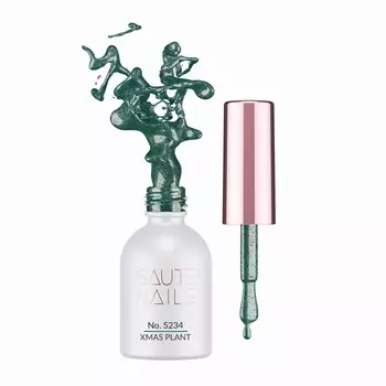 Гибридный лак для ногтей SAUTE NAILS S234 XMAS PLANT - 8 мл