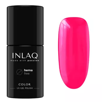Гибридный лак для ногтей тропический розовый, 6 мл Inlaq Essential, цвет tropical pink