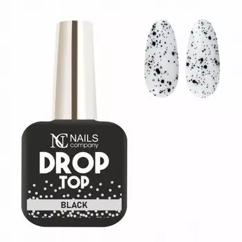 Гибридный лак Top Drop Black, 11 мл NC Nails