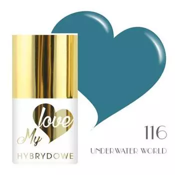 Гибридный лак Underwater World Mylove UV/Led 116, SUNFLOWER