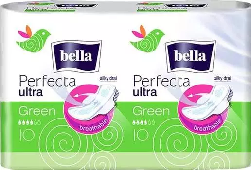 Гигиенические прокладки Perfecta Ultra Green, 20 шт. Bella