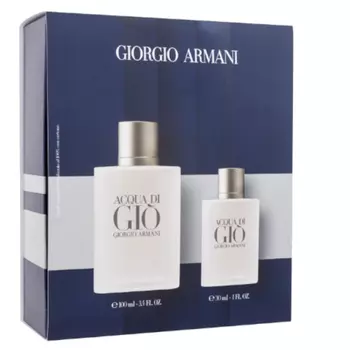 Giorgio Armani Acqua di Gio набор: туалетная вода для мужчин, 100 мл + туалетная вода для мужчин, 30 мл