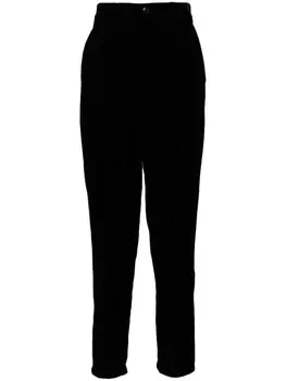 Giorgio Armani бархатные брюки, черный