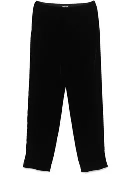 Giorgio Armani бархатные брюки, черный
