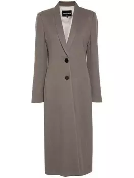 Giorgio Armani длинное пальто, нейтральный цвет