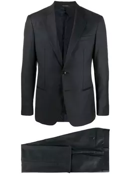 Giorgio Armani строгий костюм-двойка, синий