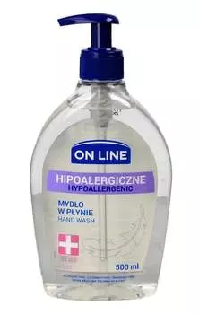 Гипоаллергенное мыло с дозатором Pure, 500 мл. On Line