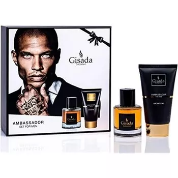 Gisada Ambassador Men Set Eau de Parfum Spray 50ml и гель для душа 50ml