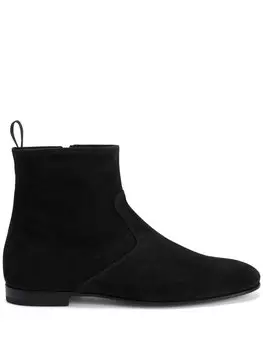 Giuseppe Zanotti бархатные ботинки, черный