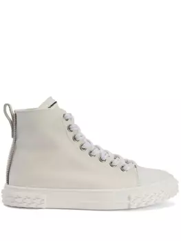 Giuseppe Zanotti высокие кеды Blabber, белый
