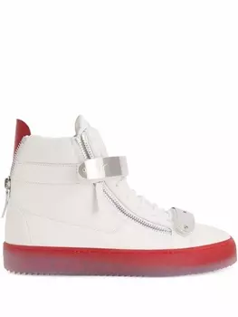 Giuseppe Zanotti высокие кеды Coby, белый