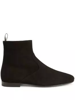 Giuseppe Zanotti замшевые ботинки Ron, черный