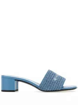 Givenchy 45мм 4G мюли, синий