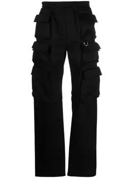 Givenchy брюки карго с карманами, черный