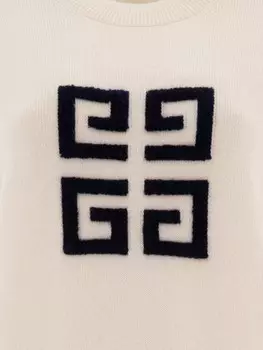 Givenchy джемпер из кашемира 4G, белый