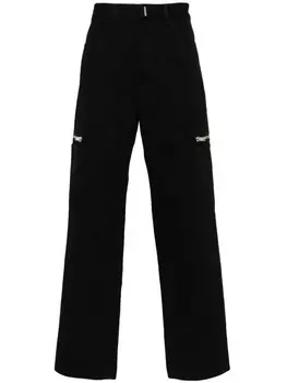 Givenchy джинсы с карманами карго, черный