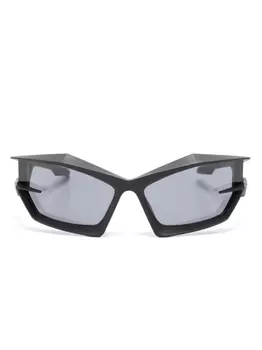Givenchy Eyewear солнцезащитные очки-маска Giv Cut, черный