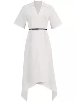 Givenchy хлопковое макси-платье, белый