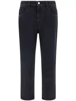 Givenchy хлопковые джинсы прямого покроя, черный