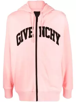 Givenchy худи с вышитым логотипом, розовый