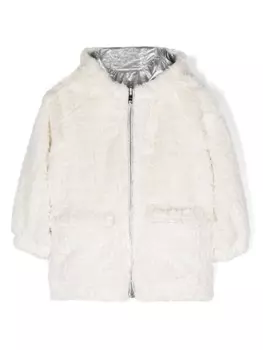 Givenchy Kids двусторонняя куртка-пуховик, белый
