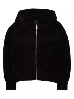 Givenchy Kids куртка с капюшоном, черный