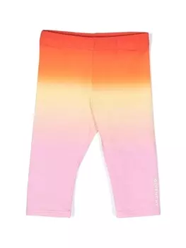 Givenchy Kids легинсы с эффектом градиента, розовый