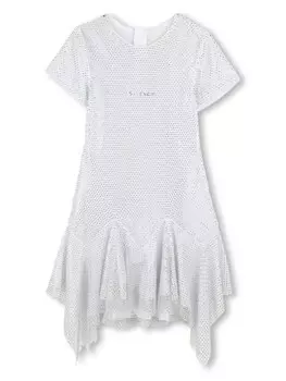 Givenchy Kids платье со стразами