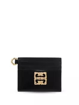 Givenchy кожаный держатель карт 4G, черный