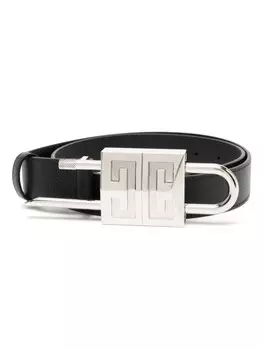 Givenchy кожаный ремень с замком, черный