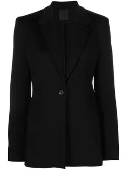 Givenchy однобортный блейзер, черный