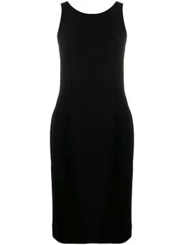 Givenchy платье с графичным принтом, черный