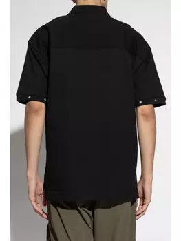 Givenchy рубашка поло с вышивкой, черный