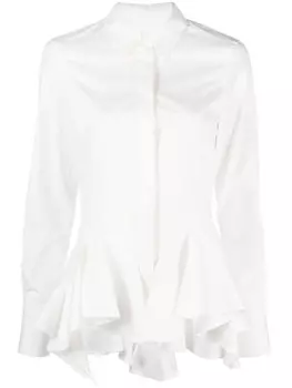 Givenchy рубашка с баской, белый