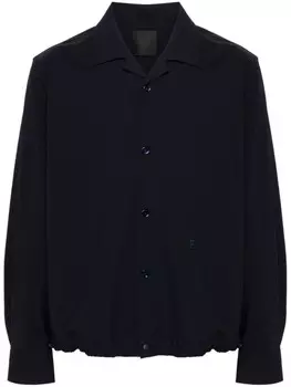 Givenchy рубашка с кулиской, синий