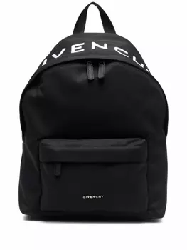 Givenchy рюкзак с вышитым логотипом, черный
