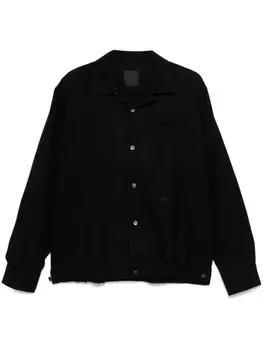 Givenchy шерстяная рубашка, черный
